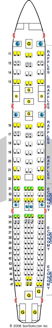 seat guru singapore airlines